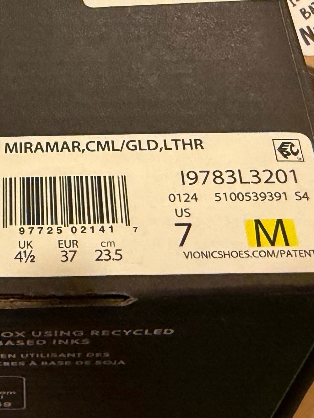 Vionic Women's Miramar Camel/Gold Sandal
Size 7, NWT - Picture 7 of 11